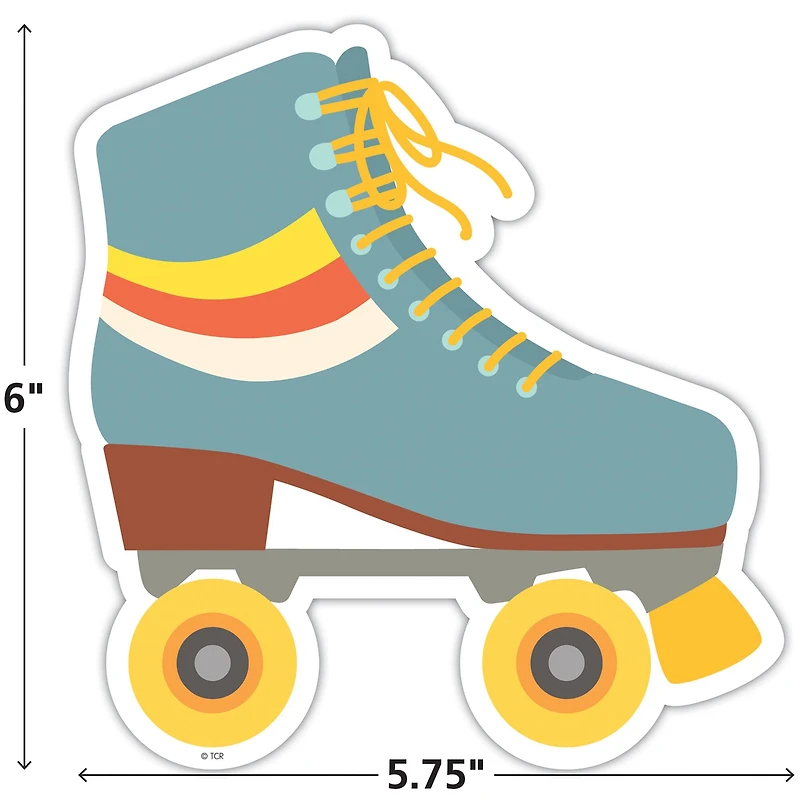 Teacher Created Resources® Roller Disco Skates Accents, 3 Packs of 90