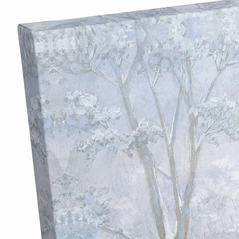 Winter Creek Landscape 30" x 30" Canvas Wall Art