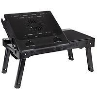 Mind Reader Cooling Laptop Desk with USB Hub, Fan & Mousepad