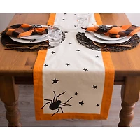 DII® 72" Black Stars Print Table Runner