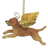 Design Toscano Honor the Pooch Golden Retriever Holiday Dog Angel Ornament