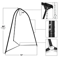 Sorbus Tripod Hanging Chair Stand