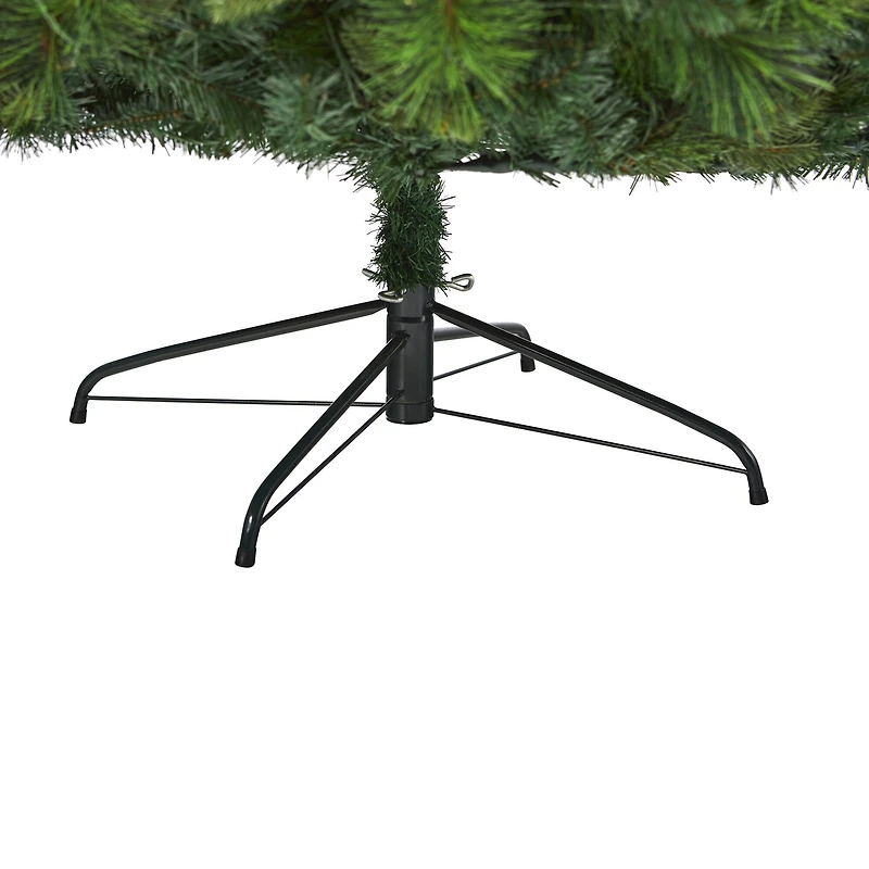 7ft. Pre-Lit West Virginia Mixed Pine Artificial Christmas Tree, Clear LED Lights