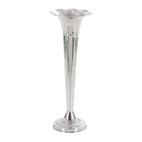 The Novogratz 22" Silver Aluminum Traditional Vase