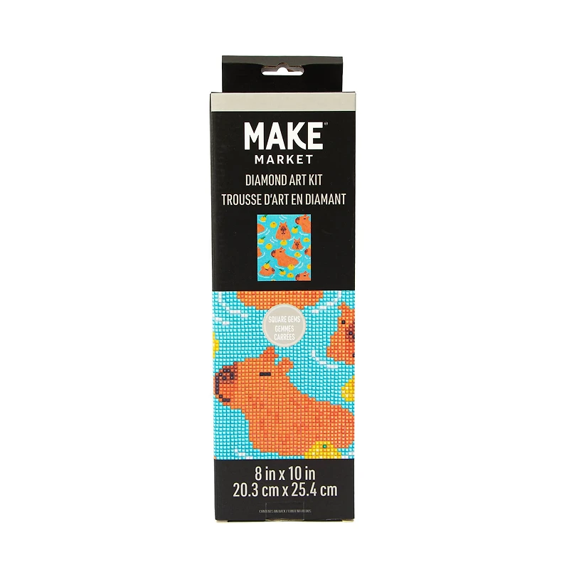 Capybaras Square Diamond Art Kit by Make Market®