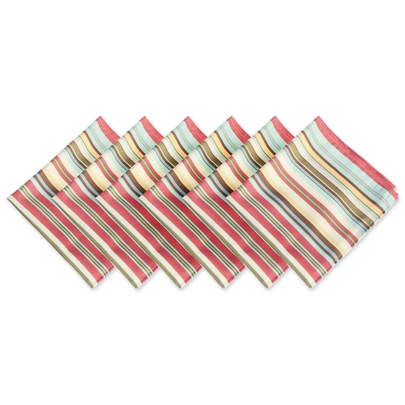 DII® Summer Stripe Outdoor Napkin, 6ct.