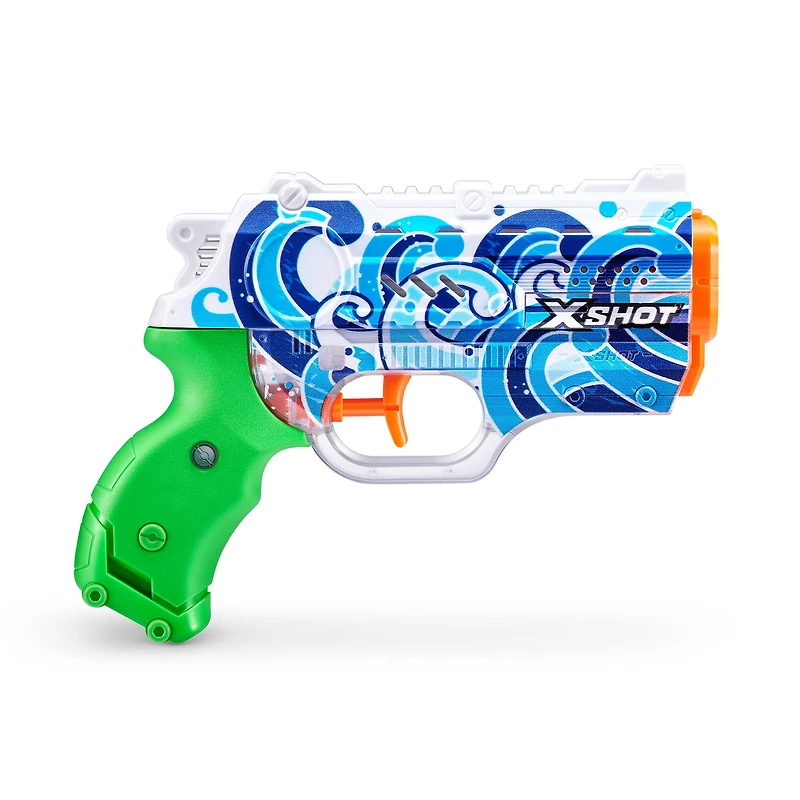 Assorted Zuru X-SHOT Fast Fill Skins Nano Water Blaster, 1pc.