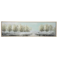 Green Traditional Landscape Canvas Wall Art, 20" x 71"