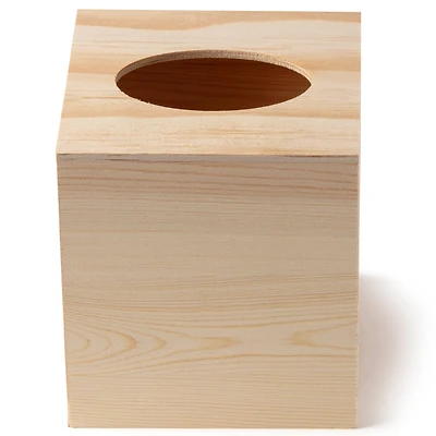 Wood Tissue Box by Make Market®