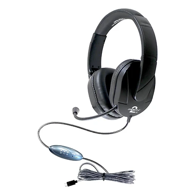HamiltonBuhl® MACH-2™ Multimedia Stereo Headset with Gooseneck Mic