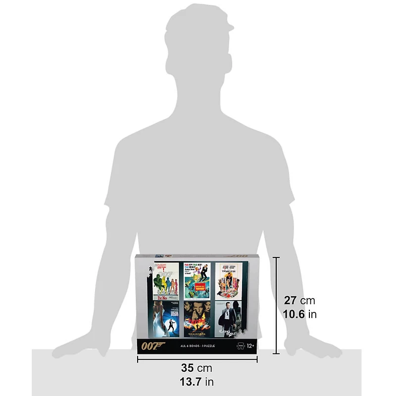 Top Trump® 007 Bond All Six Bonds 1,000 Piece Jigsaw Puzzle