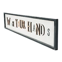 Hello Honey® Wash Your Hands Wall Décor Sign