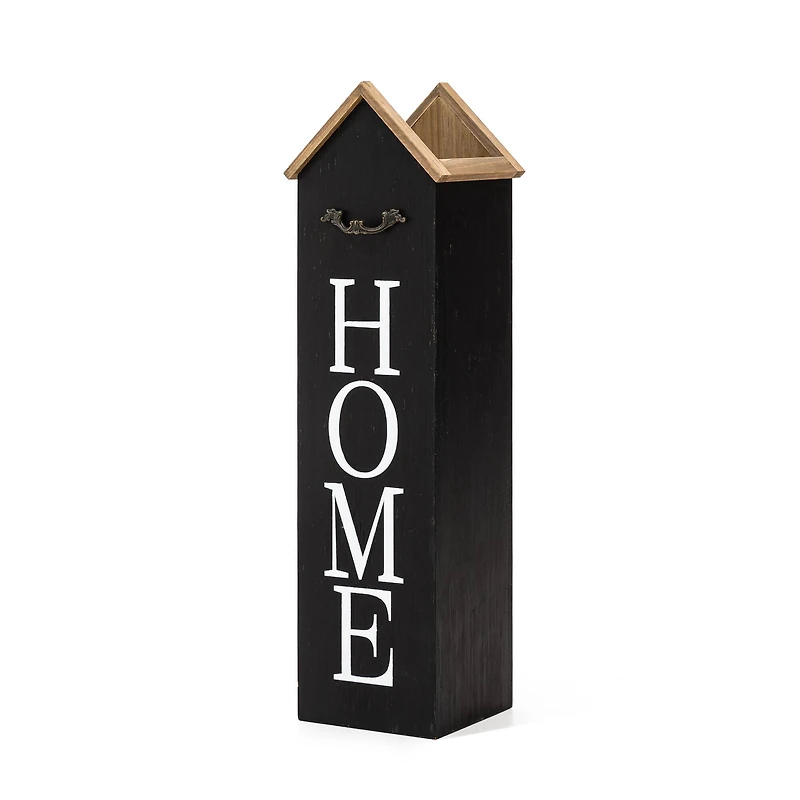 Glitzhome® 30" Wood Home Boxed Porch Sign