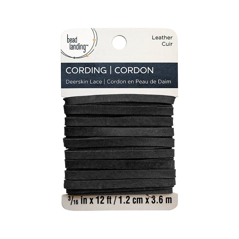 12 Pack: Deerskin Lace Cording by Bead Landing