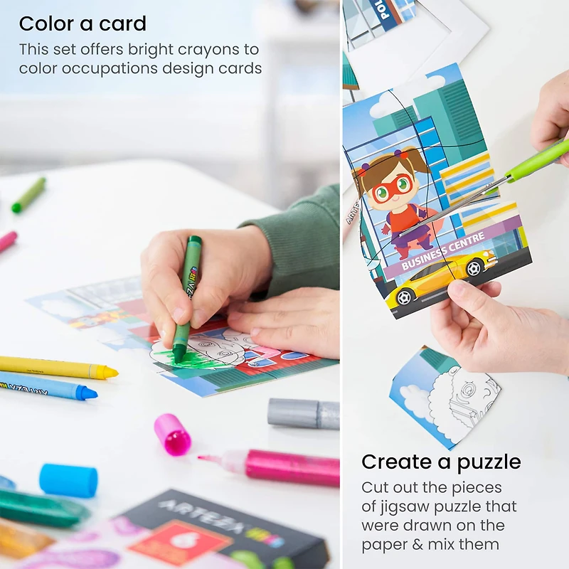 Arteza® Kids Superheroes Jigsaw Puzzle Set, 32 pcs