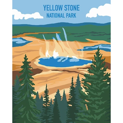 Yellowstone Paint-by-Number Kit by Artist's Loft®