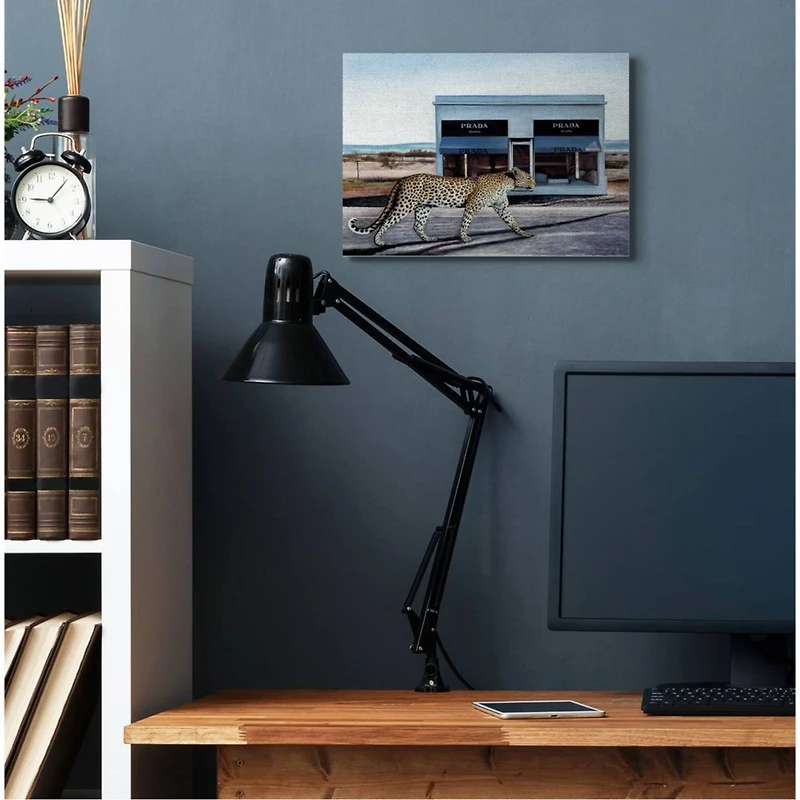 Stupell Industries Fashion Store Cheetah Canvas Wall Art