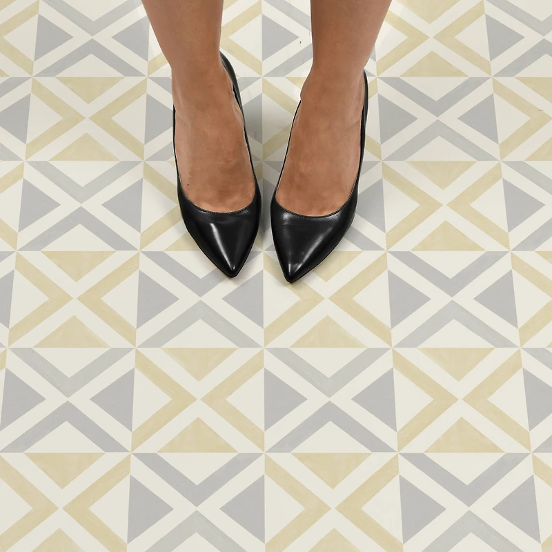 FloorPops Isosceles Peel & Stick Floor Tiles