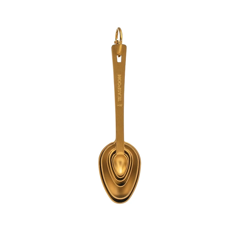 Hello Honey® Gold Stainless Steel Measuring Spoon Set