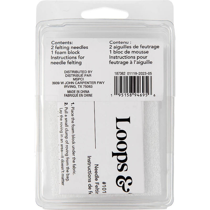 Felting Needles & Foam Block Set by Loops & Threads®