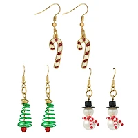 Candy Cane Earring Set by Celebrate It™