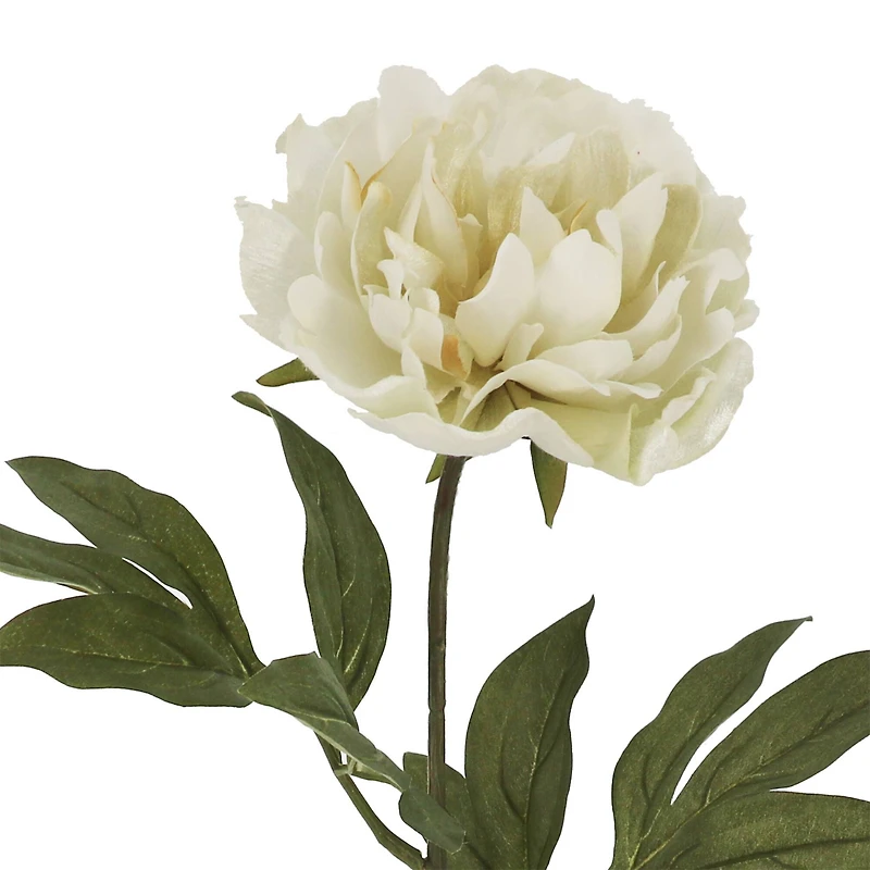 28" White Peony Stem by Ashland®