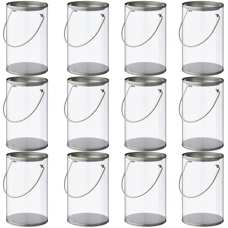12 Pack: Clear Gift Pail by Celebrate It