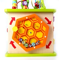 Hape Country Critters Wooded 5-Sided Play Cube