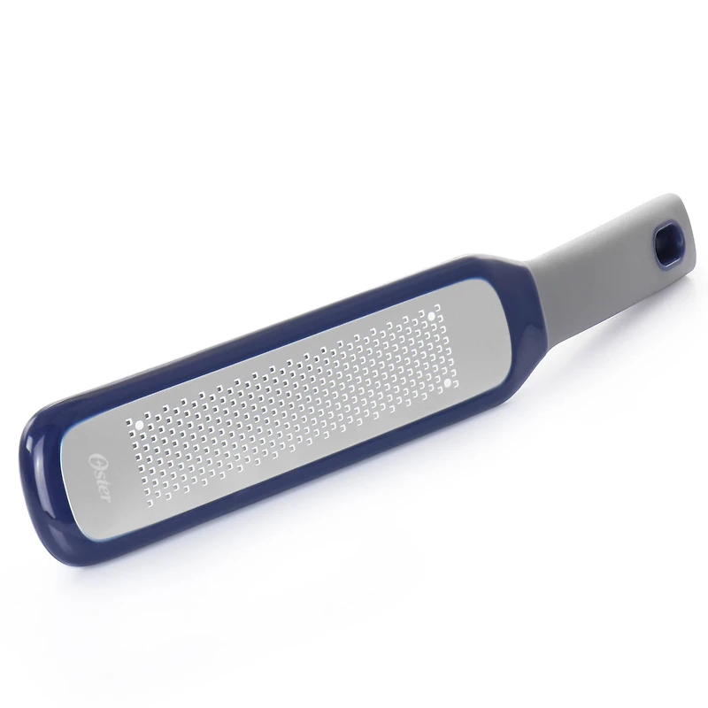 Oster Bluemarine Blue Stainless Steel Long Grater with Plastic Handle 