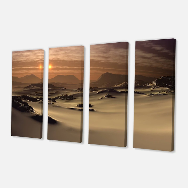 Designart - Beautiful Brown Fantasy Terrain