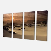 Designart - Beautiful Brown Fantasy Terrain