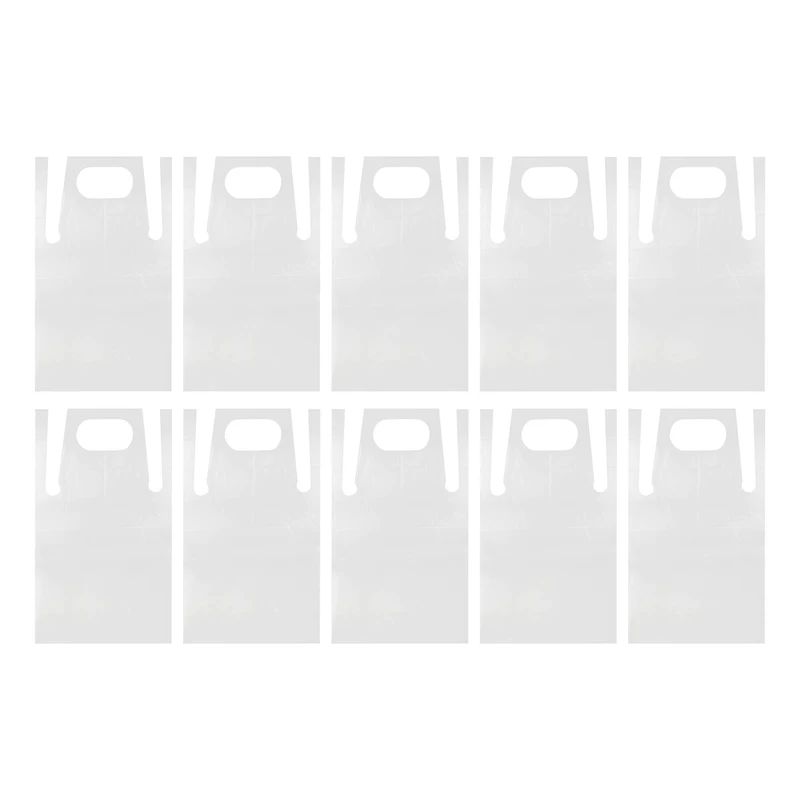 Clear Plastic Disposable Aprons, 10ct. by Craft Smart™