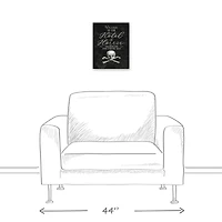 Hotel Of Horror Skull Canvas Wall Art