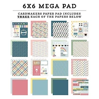 Echo Park™ Paper Co. New Day Double-Sided Mega Paper Pad, 6" x 6"