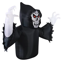 7ft. Airflowz Inflatable Halloween Ground Breaker Reaper
