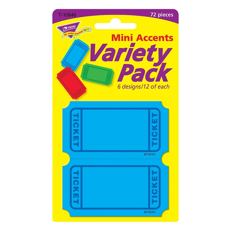 Trend Enterprises® Winning Tickets Mini Accents Variety Pack