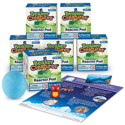Learning Resources Beaker Creatures Reactor Pods Blind Packs, 6ct.