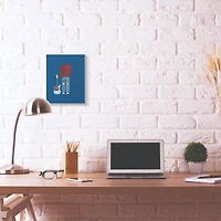 Stupell Industries Kurt Cobain Minimalist Illustration Wooden Wall Plaque