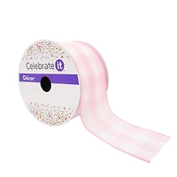 12 Pack: 2.5" x 8.3yd. Buffalo Check Wired Ribbon by Celebrate It™ Décor