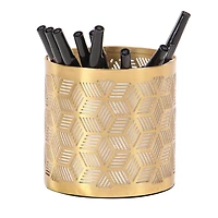 4" Gold Iron Glam Pencil Holder