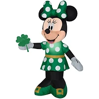 3.5ft. Airblown® Inflatable St. Patrick's Day Minnie Mouse