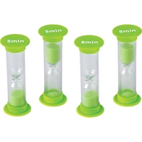 Teacher Created Resources Mini 5 Minute Sand Timers, 6 packs of 4