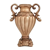 17" Bronze Traditional Decorative Jar