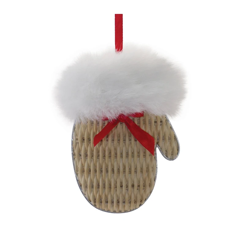 Cozy Mitten, Hat & Bell Ornament Set