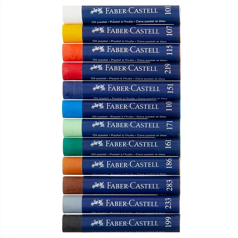 12 Packs: 12 ct. (144 total) Faber Castell Oil Pastels