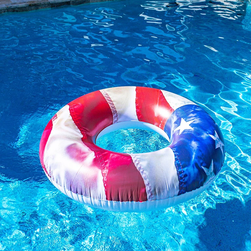 PoolCandy RealPrint® Stars & Stripes Jumbo Pool Tube