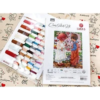 Luca-S Valentines Treasure Counted Cross Stitch Kit Counted Cross Stitch Kit