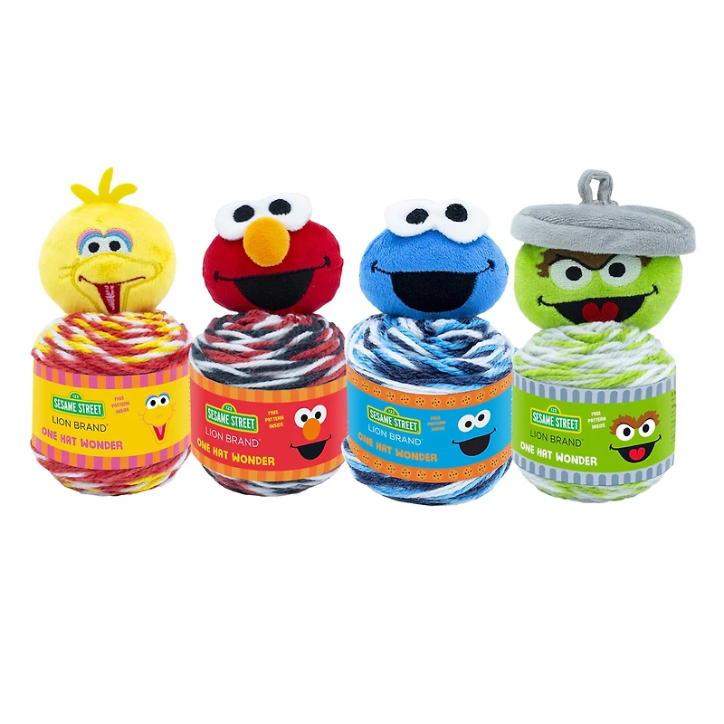 Pack Lion Brand® Sesame Street® One Hat Wonder Yarn