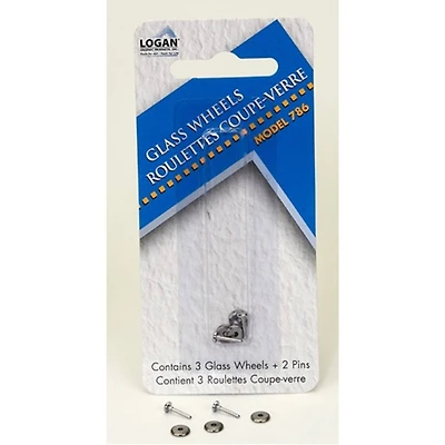 Logan® Glass Cutter Wheel Replacement, 3ct.