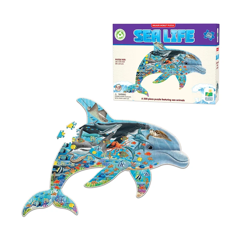 Wildlife World Puzzle - Sea Life: 200 Pcs